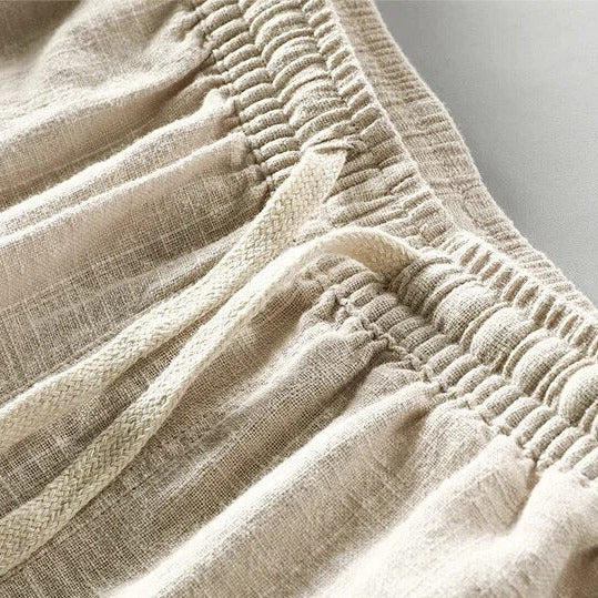 Brooke | Relaxed Fit Linen Drawstring Shorts