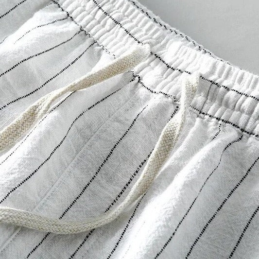 Brooke | Relaxed Fit Linen Drawstring Shorts