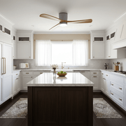 Brooklyn Nordic Wooden Ceiling Fan with Integrated Light – Ideal for Living Room or Bedroom