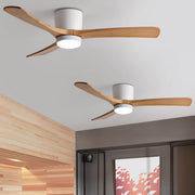 Brooklyn Nordic Wooden Ceiling Fan with Integrated Light – Ideal for Living Room or Bedroom