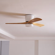 Brooklyn Nordic Wooden Ceiling Fan with Integrated Light – Ideal for Living Room or Bedroom