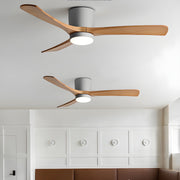 Brooklyn Nordic Wooden Ceiling Fan with Integrated Light – Ideal for Living Room or Bedroom
