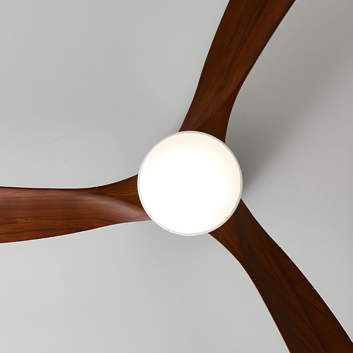 Brooklyn Nordic Wooden Ceiling Fan with Integrated Light – Ideal for Living Room or Bedroom