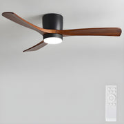Brooklyn Nordic Wooden Ceiling Fan with Integrated Light – Ideal for Living Room or Bedroom