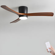 Brooklyn Nordic Wooden Ceiling Fan with Integrated Light – Ideal for Living Room or Bedroom