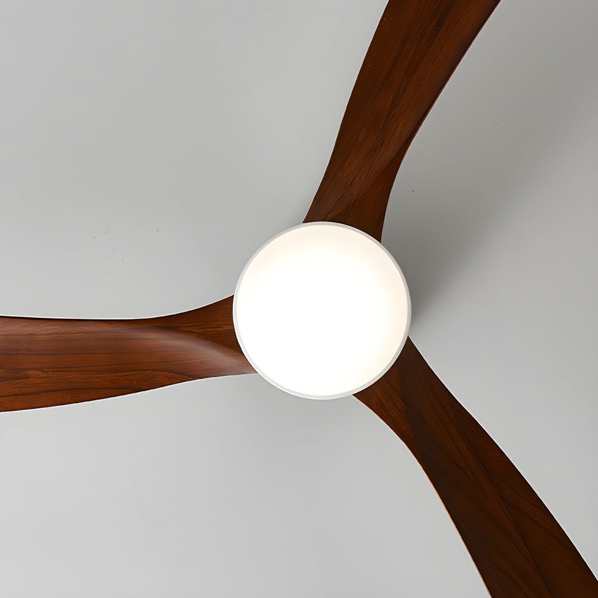 Brooklyn Nordic Wooden Ceiling Fan with Integrated Light – Ideal for Living Room or Bedroom