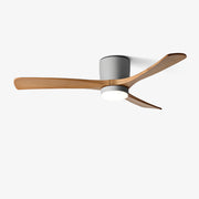 Brooklyn Nordic Wooden Ceiling Fan with Integrated Light – Ideal for Living Room or Bedroom