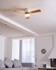 Brooklyn Nordic Wooden Ceiling Fan with Integrated Light – Ideal for Living Room or Bedroom
