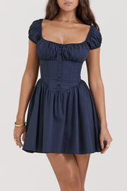 Camille | Gathered Fit A-Line Summer Dress