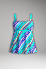 Carla | Printed Tankini Top and Shorts Set