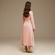 Cassandra | Asymmetric Fit Crepe Wedding Guest Dress