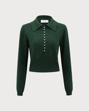 Celia | Relaxed Fit Ribbed Knit Holiday Top