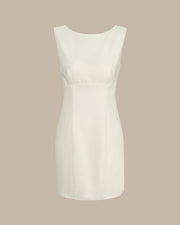 Chanel | Sleeveless Backless Bowknot Mini Dress