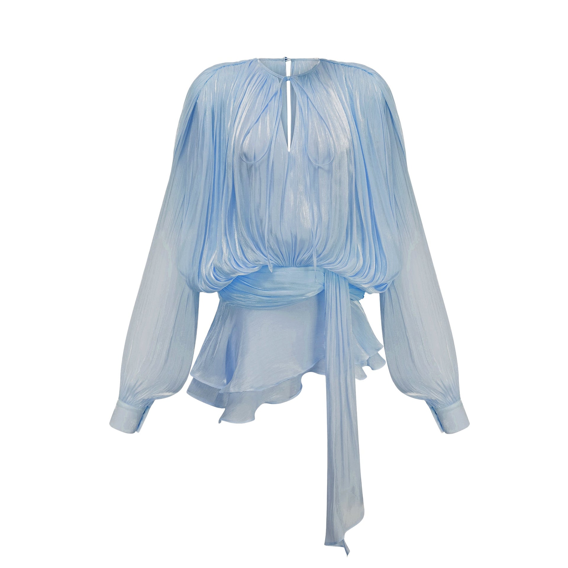 Claudia | Pleated Ruffled Mini Summer Dress