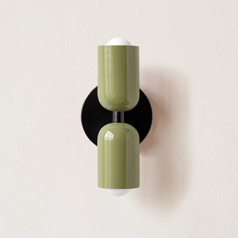 Colorful Modern Wall Sconce with Ambient Light – Ideal for Living Room or Bedroom