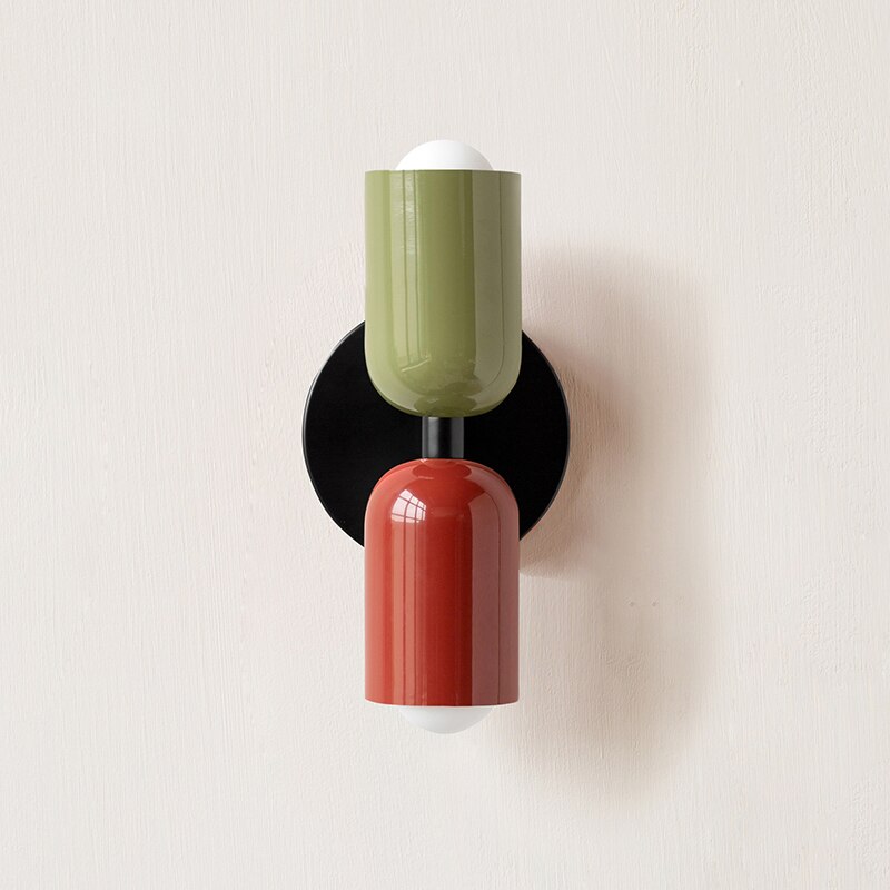 Colorful Modern Wall Sconce with Ambient Light – Ideal for Living Room or Bedroom