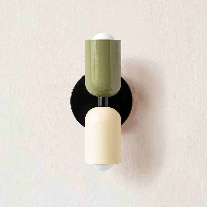 Colorful Modern Wall Sconce with Ambient Light – Ideal for Living Room or Bedroom