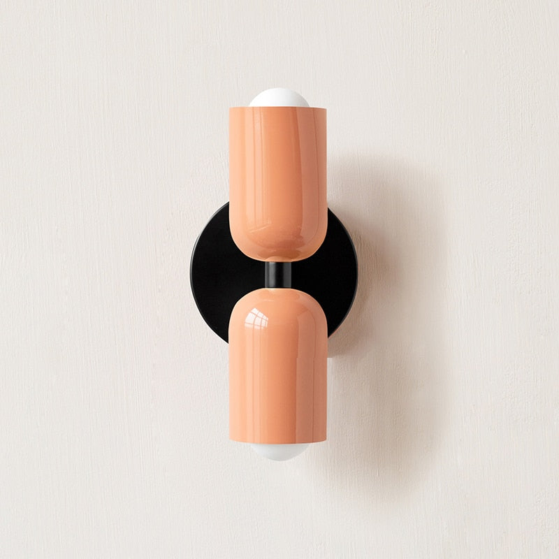 Colorful Modern Wall Sconce with Ambient Light – Ideal for Living Room or Bedroom