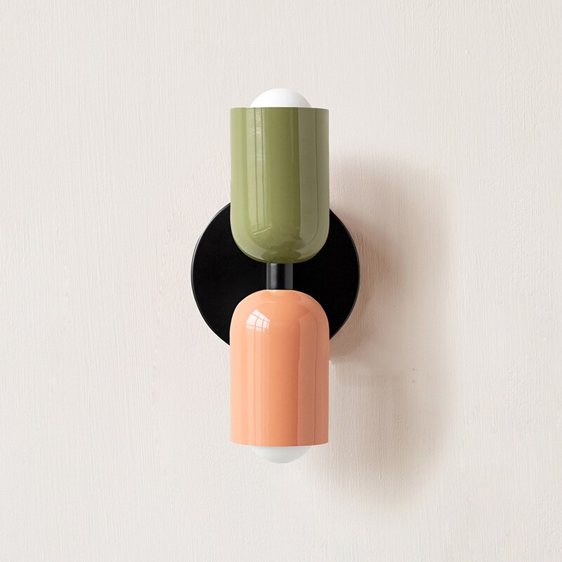 Colorful Modern Wall Sconce with Ambient Light – Ideal for Living Room or Bedroom