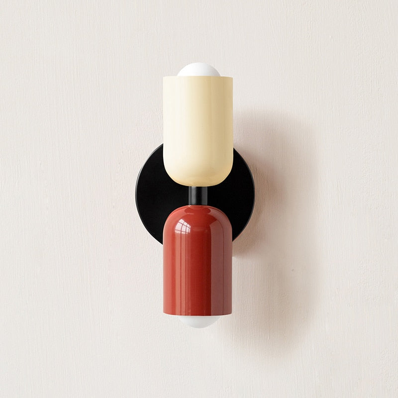 Colorful Modern Wall Sconce with Ambient Light – Ideal for Living Room or Bedroom