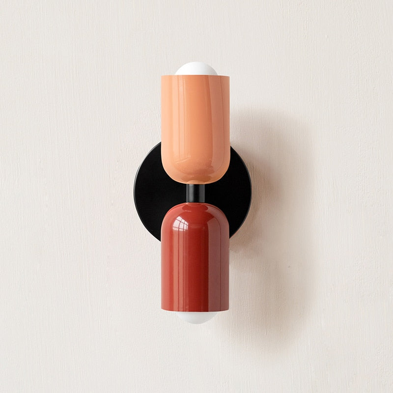 Colorful Modern Wall Sconce with Ambient Light – Ideal for Living Room or Bedroom