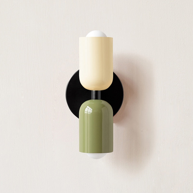 Colorful Modern Wall Sconce with Ambient Light – Ideal for Living Room or Bedroom