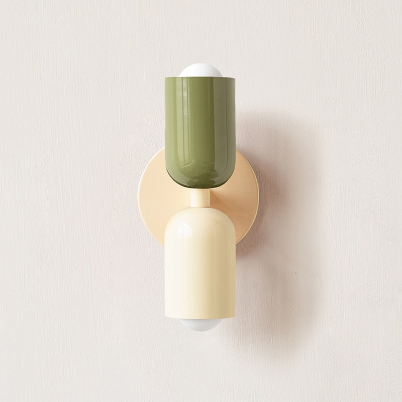Colorful Modern Wall Sconce with Ambient Light – Ideal for Living Room or Bedroom