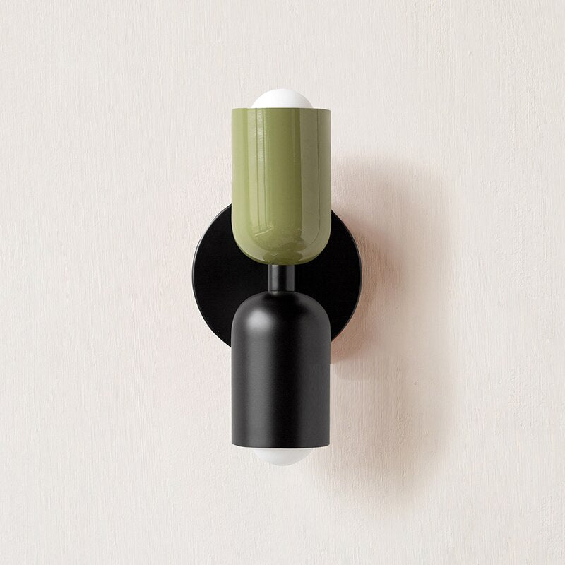 Colorful Modern Wall Sconce with Ambient Light – Ideal for Living Room or Bedroom