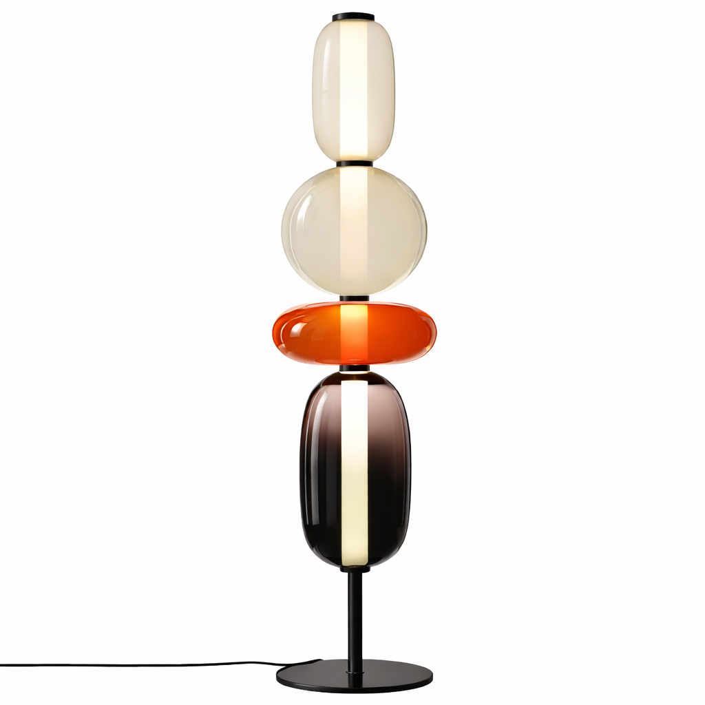 Contemporary Color Accent Floor Lamp with Slim Profile – Ideal for Living Room by Newton