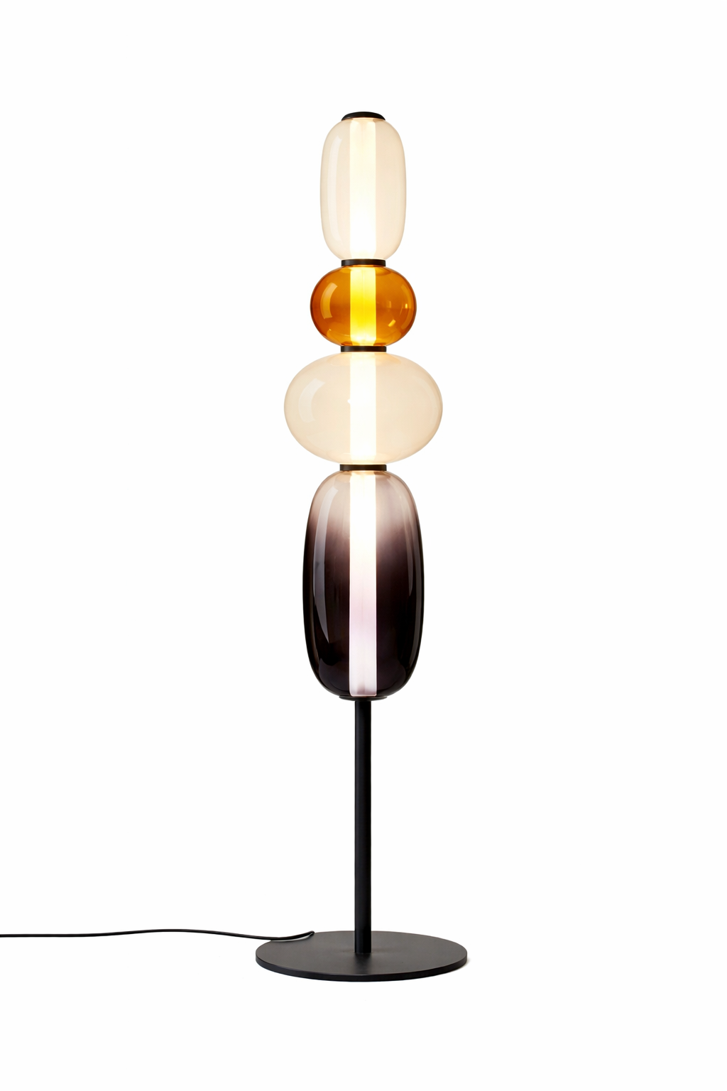 Contemporary Color Accent Floor Lamp with Slim Profile – Ideal for Living Room by Newton