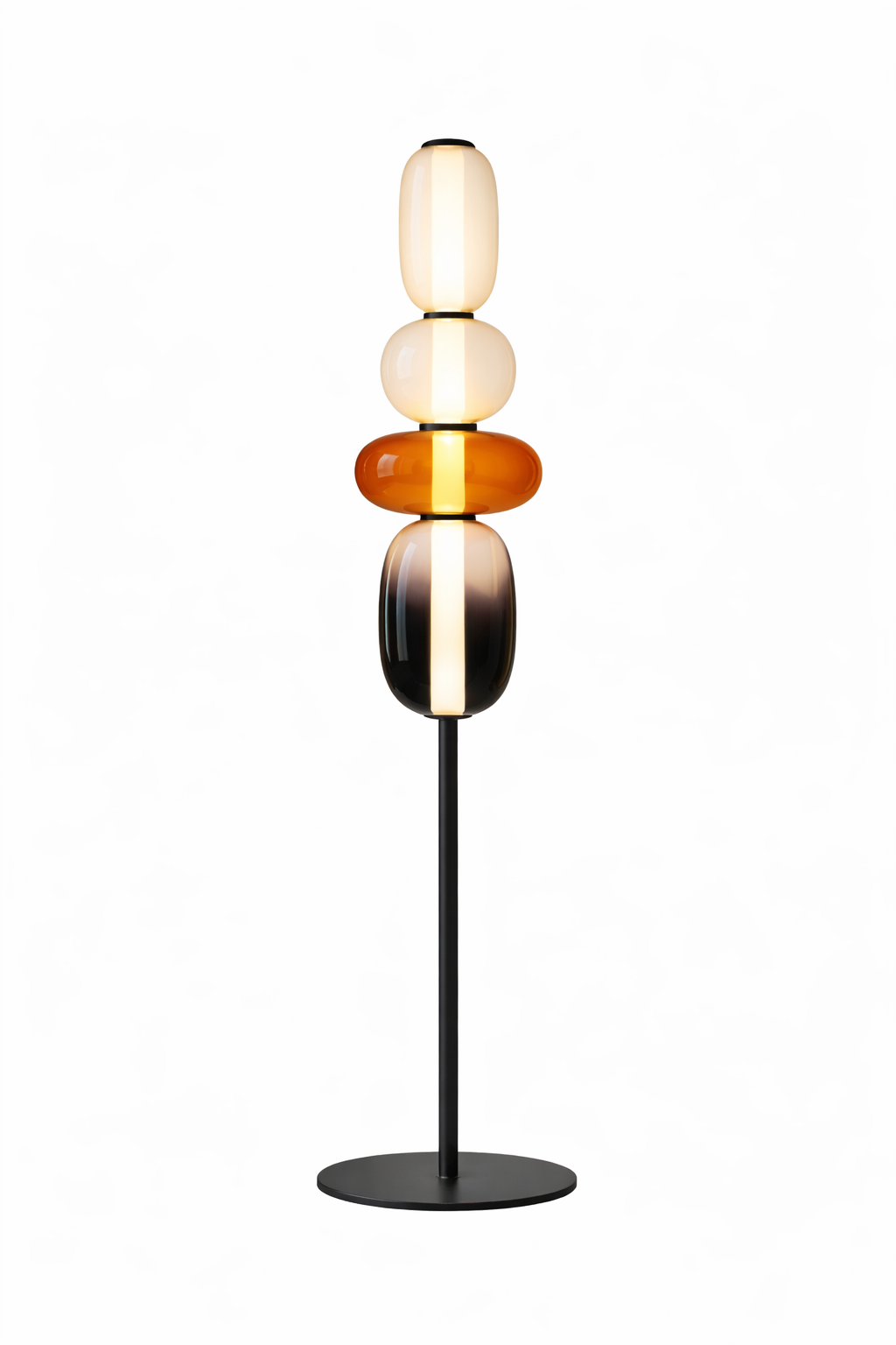Contemporary Color Accent Floor Lamp with Slim Profile – Ideal for Living Room by Newton