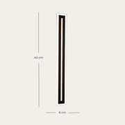 Contemporary Metal Outdoor Wall Sconce with Linear Design – Ideal for Exterior Walls by Eastmont