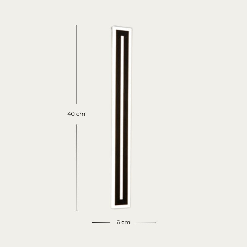 Contemporary Metal Outdoor Wall Sconce with Linear Design – Ideal for Exterior Walls by Eastmont