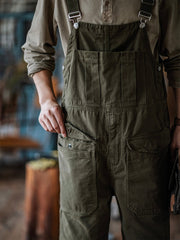 Cosima | Relaxed Fit Cotton Bib Overalls