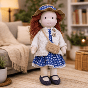 Cotton Waldorf Doll with Soft Plush Body – Ideal for Creative Play and Imaginative Toys