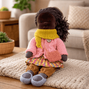 Cotton Waldorf Doll with Soft Plush Body – Ideal for Creative Play and Imaginative Toys