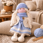Cotton Waldorf Doll with Soft Plush Body – Ideal for Creative Play and Imaginative Toys