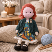 Cotton Waldorf Doll with Soft Plush Body – Ideal for Creative Play and Imaginative Toys