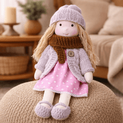 Cotton Waldorf Doll with Soft Plush Body – Ideal for Creative Play and Imaginative Toys