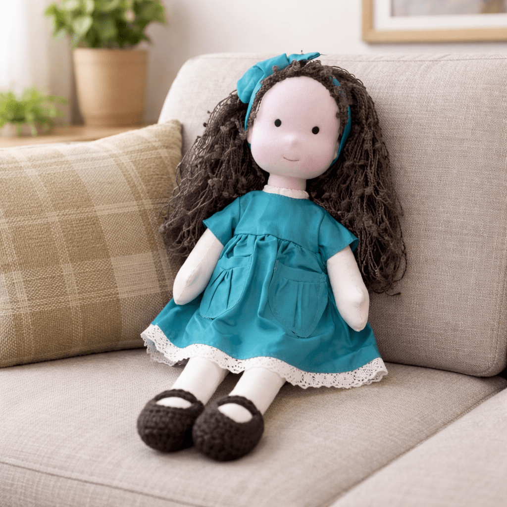 Cotton Waldorf Doll with Soft Plush Body – Ideal for Creative Play and Imaginative Toys
