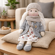 Cotton Waldorf Doll with Soft Plush Body – Ideal for Creative Play and Imaginative Toys