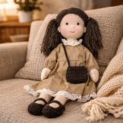 Cotton Waldorf Doll with Soft Plush Body – Ideal for Creative Play and Imaginative Toys
