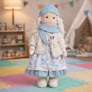 Cotton Waldorf Doll with Soft Plush Body – Ideal for Creative Play and Imaginative Toys