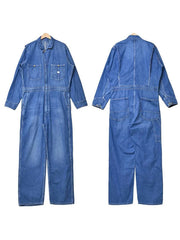 Delilah | Relaxed Fit Straight-Leg Denim Overalls