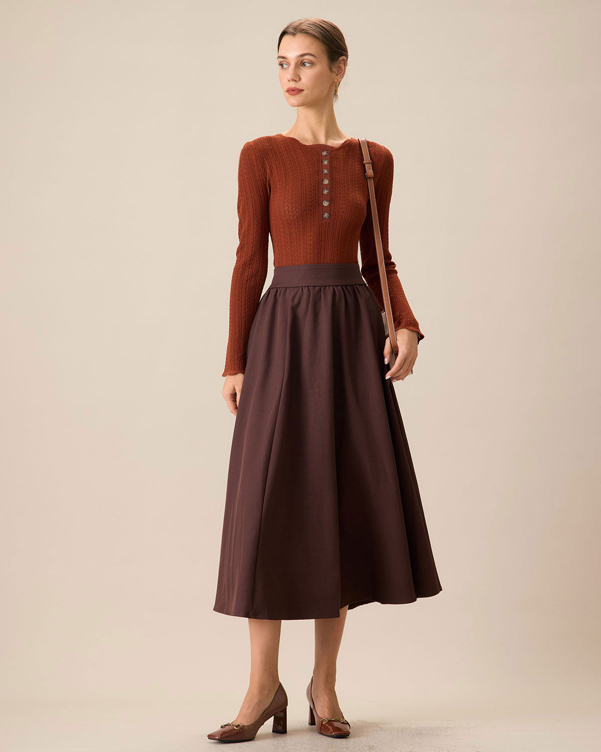 Demetria | Slim Fit Round Neck Holiday Sweater