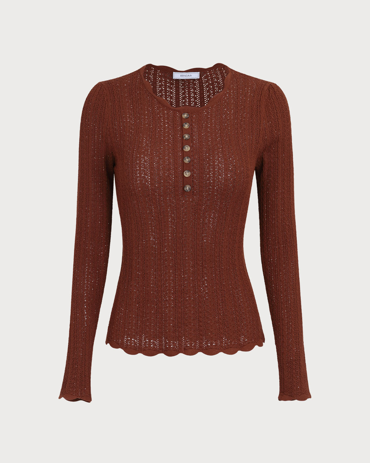 Demetria | Slim Fit Round Neck Holiday Sweater