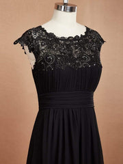 Elara | Lace Cap Sleeve Maxi Bridesmaid Dress Mother of the Bride Outfits