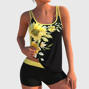 Elsa | Floral Print Two-Piece Swimsuit Set