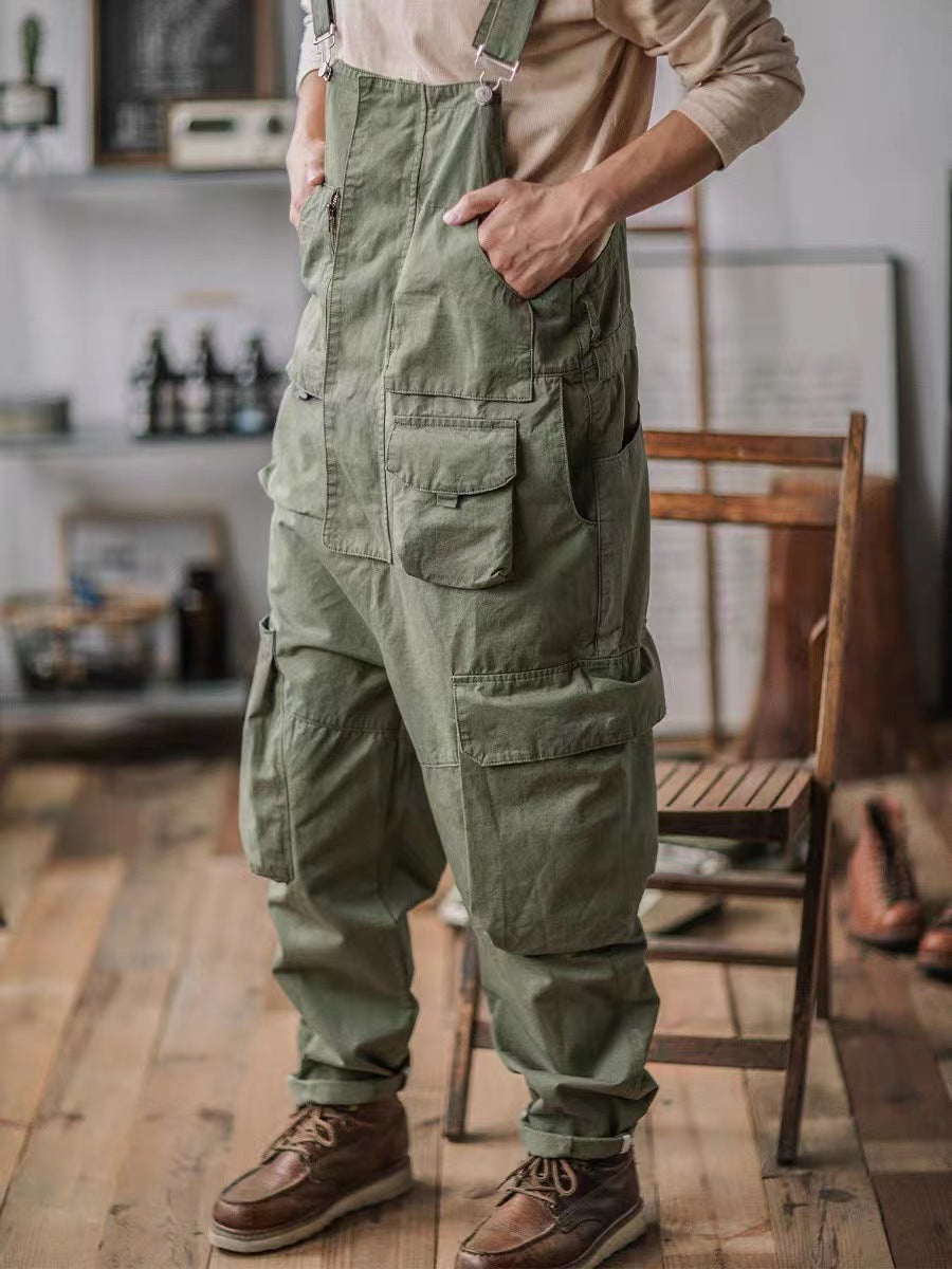 Eric | Relaxed Fit Cotton Overalls