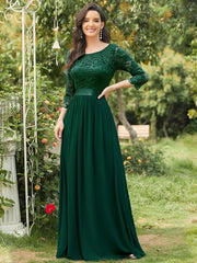 Eva | Ruched Waist A-Line Lace Mother of the Bride Outfits